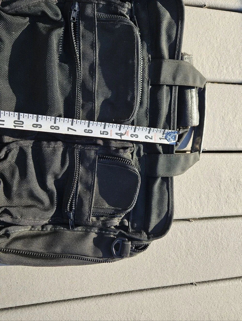 VTG Made in USA Ballistic Nylon Briefcase Black Tactical Travel Laptop Messenger